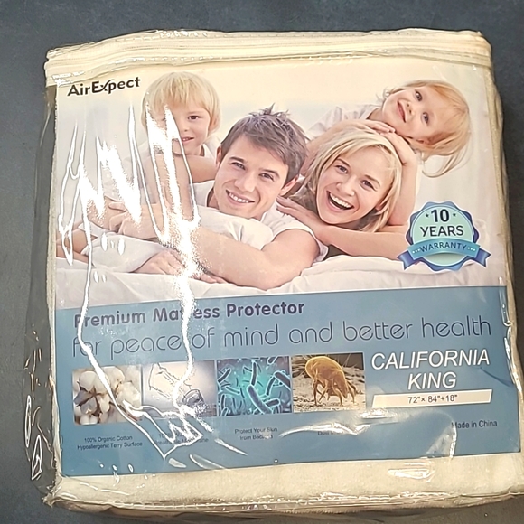 Air Expect Bedding Premium Waterproof Mattress Protector Cal King